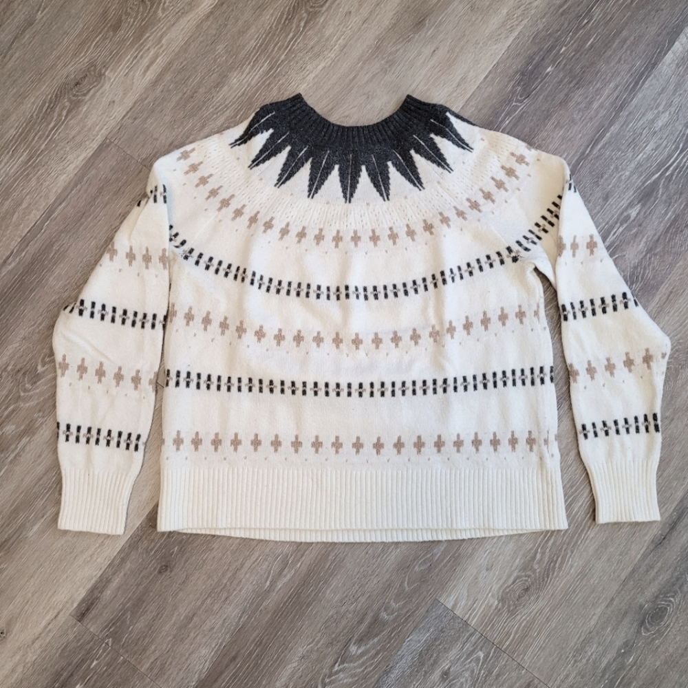 Banana Republic Fair Isle Sweater Size M